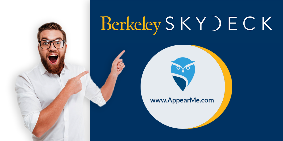 AppearMe Officially Joins the Berkeley SkyDeck Accelerator for Startups AppearMe Officially Joins the Berkeley SkyDeck Accelerator for Startups