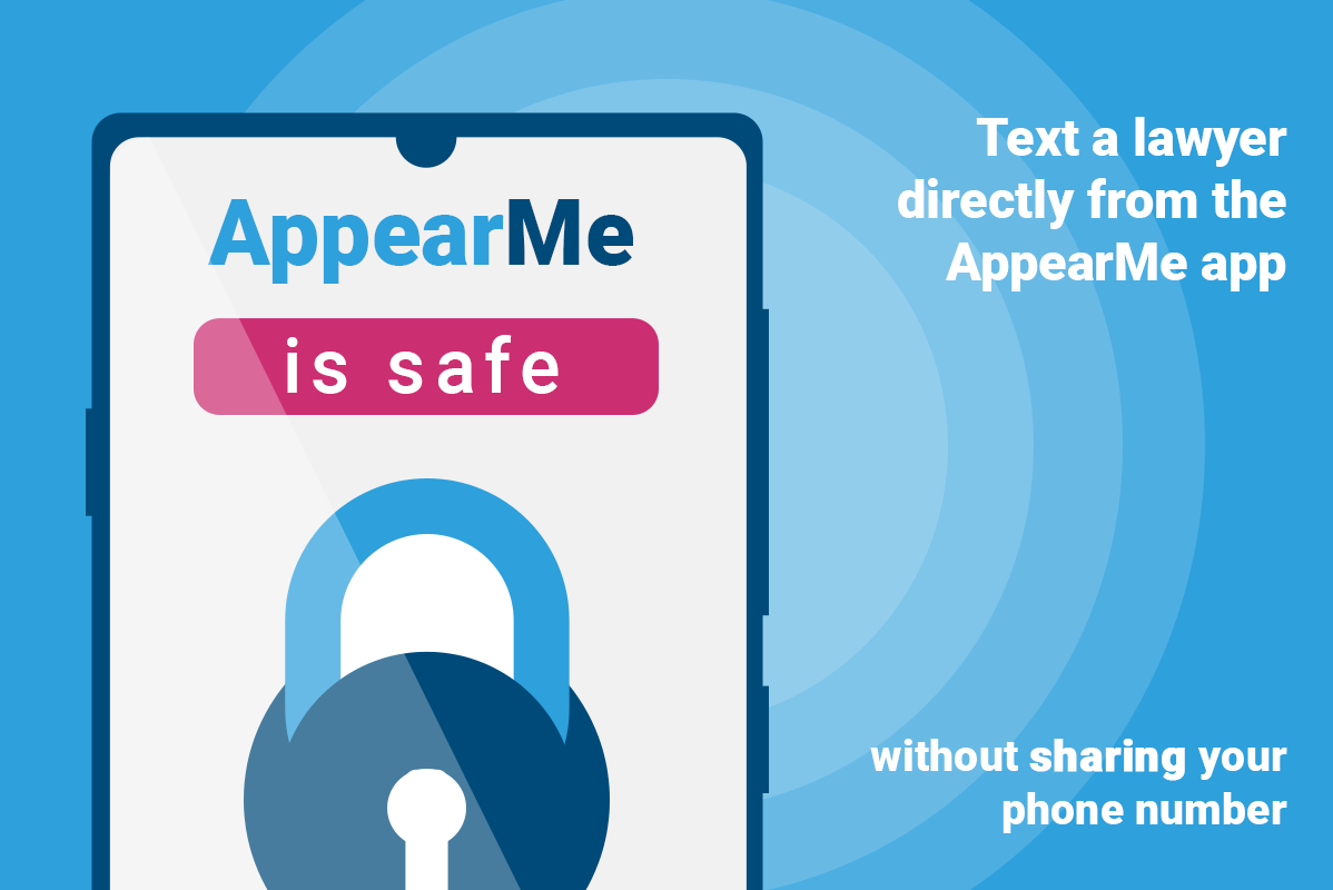 Text a Lawyer Directly From the AppearMe App Text a Lawyer Directly From the AppearMe App