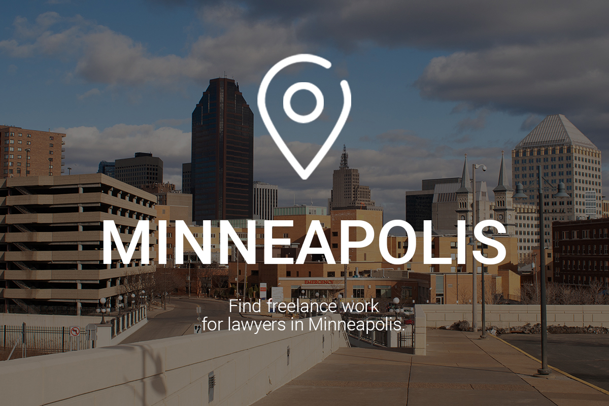 Find Freelance Work for Lawyers in Minneapolis Find Freelance Work for Lawyers in Minneapolis