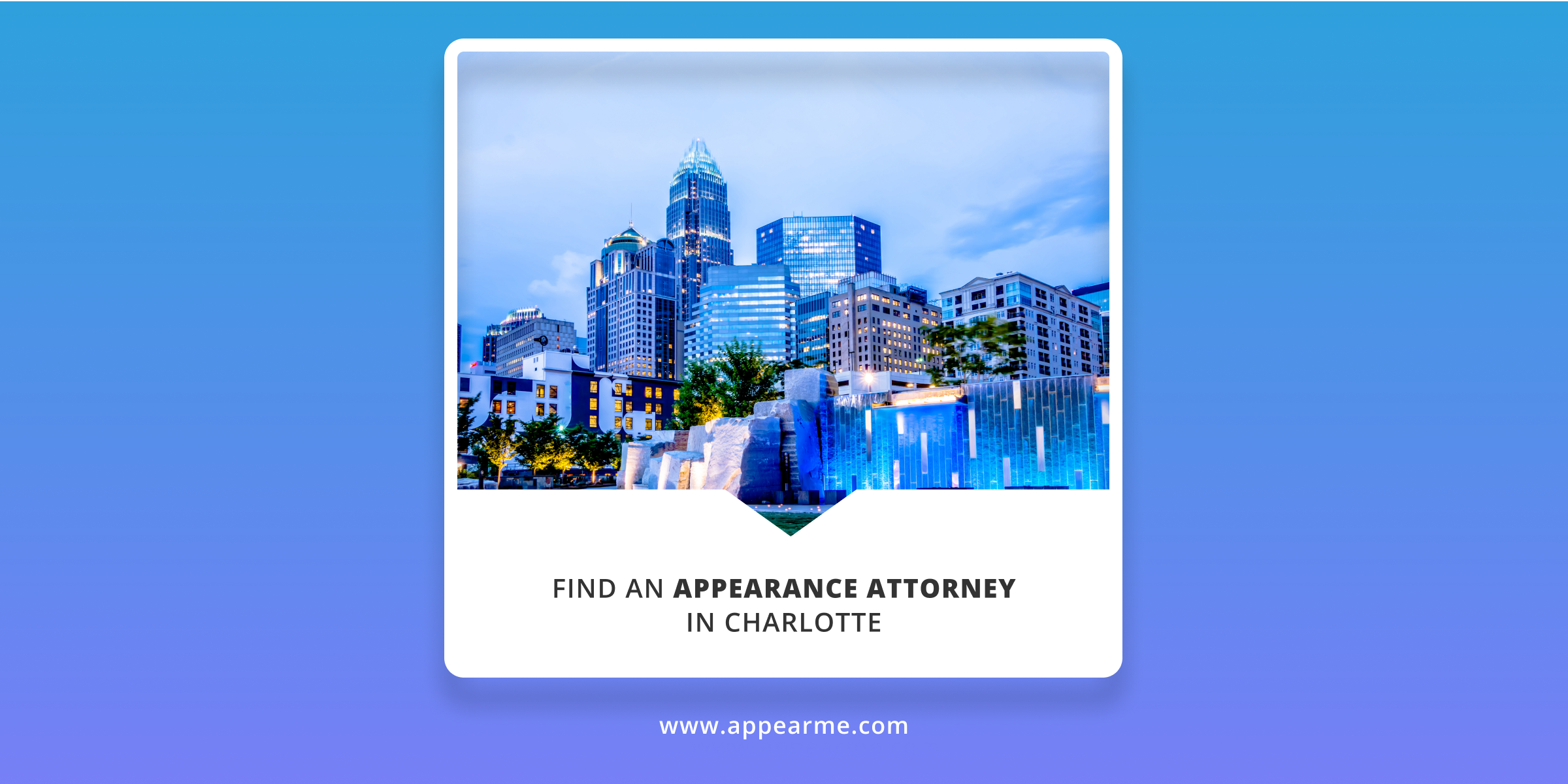 AppearMe: Easily Find an Appearance Attorney in Charlotte AppearMe: Easily Find an Appearance Attorney in Charlotte